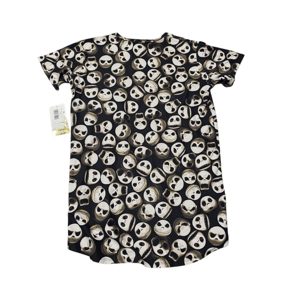 Lularoe Disney Nightmare Before Christmas Gracie Top Jack Skellington Girls 14 - Picture 4 of 7